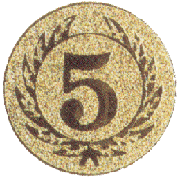 Emblem mit der Nr.5